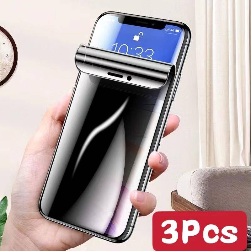 3pcs Privasi Film Hidrogel Anti-Py Untuk Asus Zenfone 87 Pro Pelindung Layar Flip