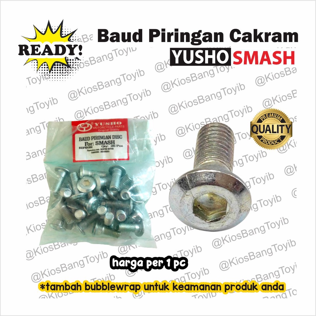 Baut Baud Piringan Cakram Disc (1pc) - Suzuki SMASH (Yusho)