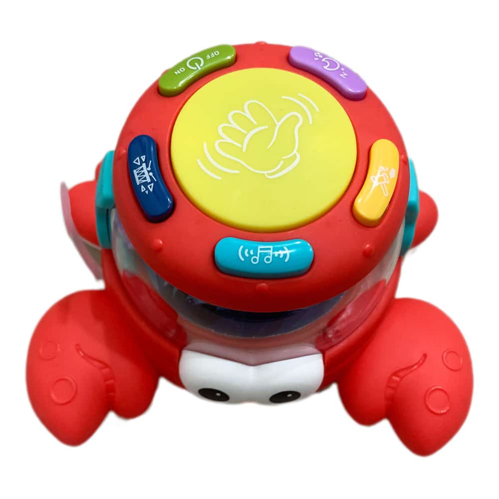 Freckles Baby - Drum Crab Light and Sound Toy