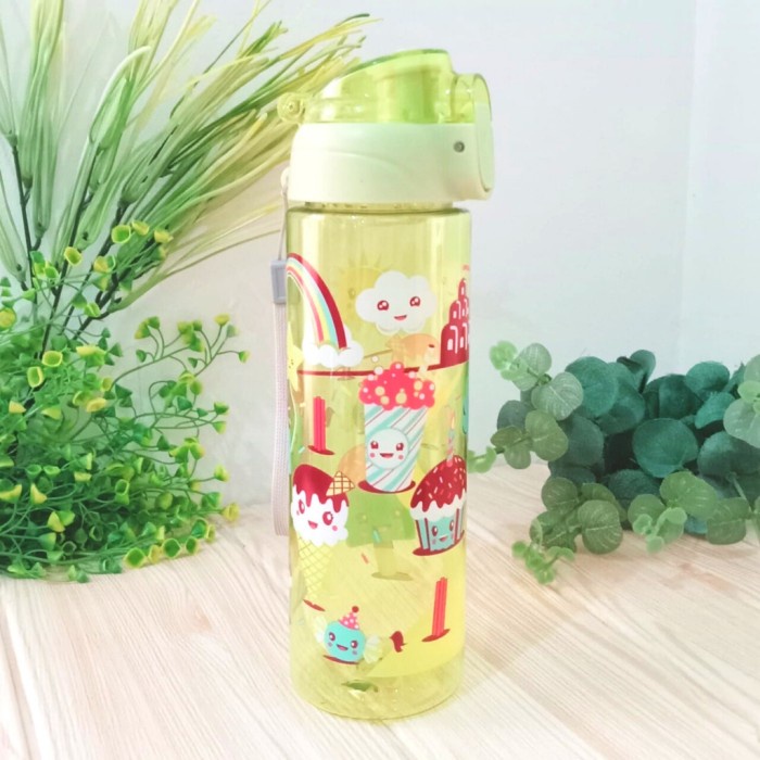 Botol Minum Smiggle Colorful Karakter 650ml ORIGINAL