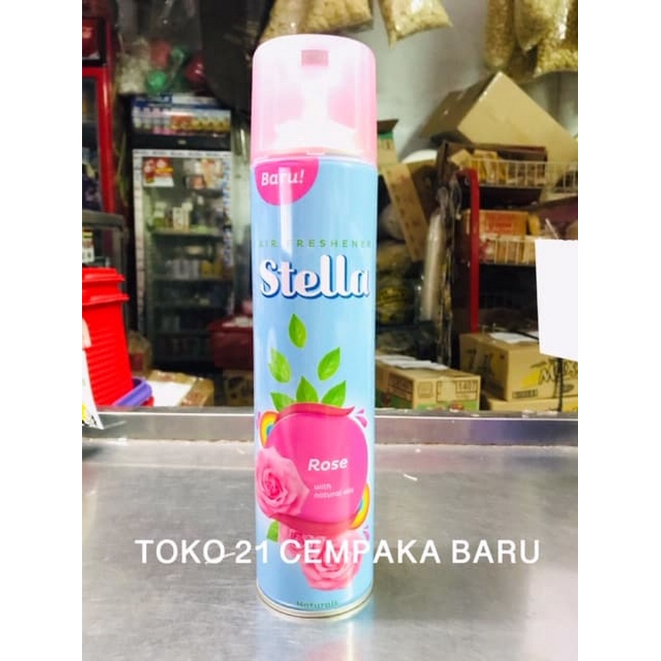 Stella Aerosol ROSE Kaleng Spray 400 ml | Stella Pengharum Ruangan 400ml Murah