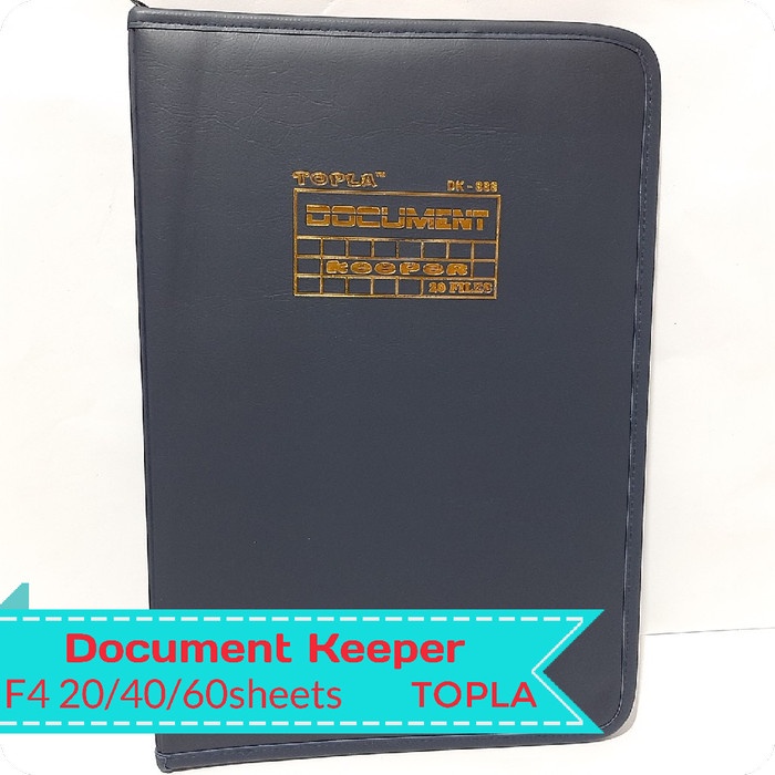 

[DD] Map Document Keeper F4 (Folio) TOPLA - Biru, 20sheets