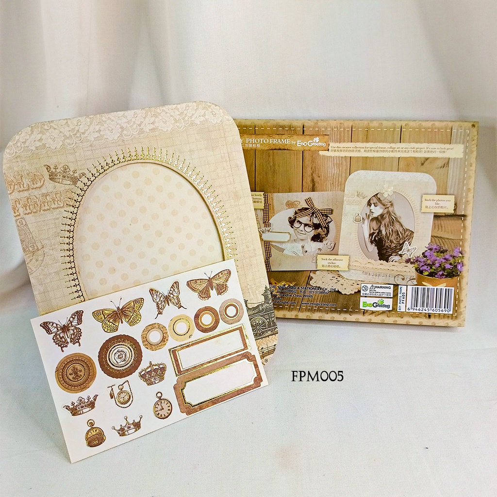 

Hiasan Meja Dekorasi Photo Frame Paper Vintage FPM-RA005