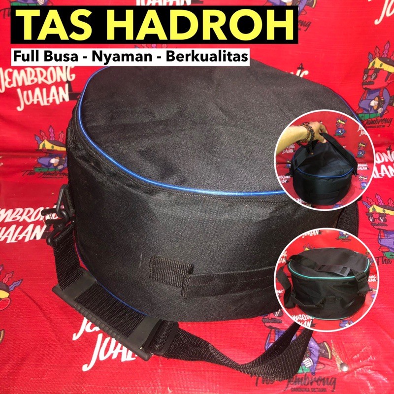 TERMURAH Tas Hadroh Full Busa Ukuran 30 dan 32 Tas Terbang Tas Rebana Tas Hadroh Jepara Berkualitas 