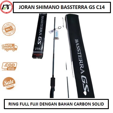 ORIGINAL - joran shimano bassterra GS C14 562 joran carbon Kuat Lentur