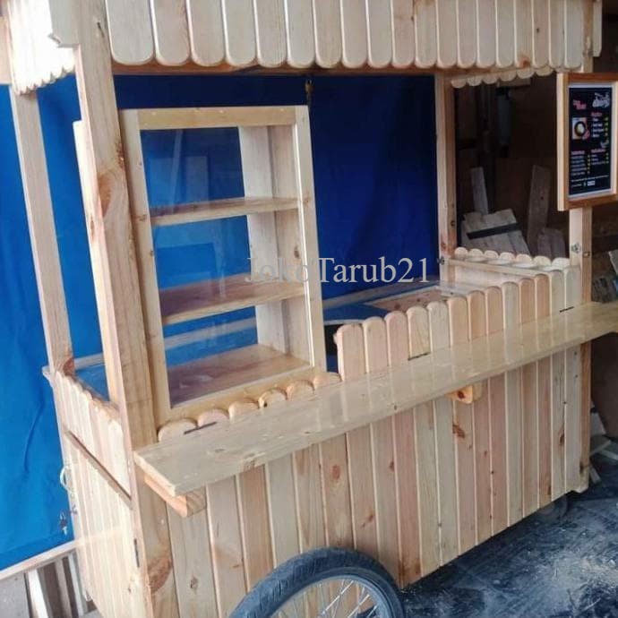 Grobak Bakso Mie Ayam Gerobak Bakso Murah Kayu Jati Belanda Baduuuu1 murah
