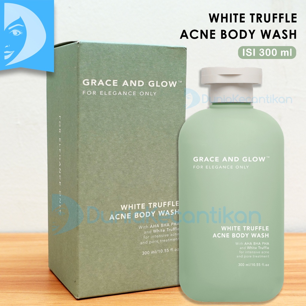 Grace and Glow White Truffle Acne Body Wash Special Edition Sabun Mandi Cair untuk Menghilangkan Jerawat