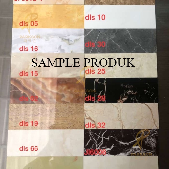 Sample wallboard marmer pvc / marble marmer pvc PARKSON INDONESIA