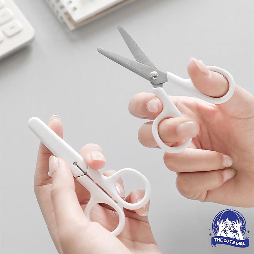 

Gunting Putih mini Aesthetic White Scissors Mini - Stazionario