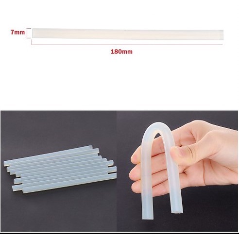 

Isi Ulang Lem Tembak Ukuran 7mmx18cm Refill Glue Gun Stick Hot Melt Lilin Bening Cair Panjang 18cm