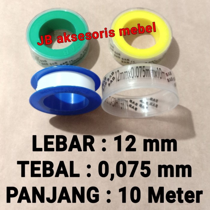 

Lakban Isolasi Murah - SEALTAPE KRAN AIR 10 meter / ISOLASI SOLASI KERAN AIR / SOLATIP 10M
