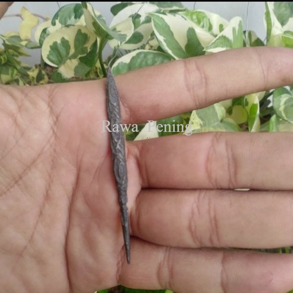 keris tombak mini pamor melati sepuh antik