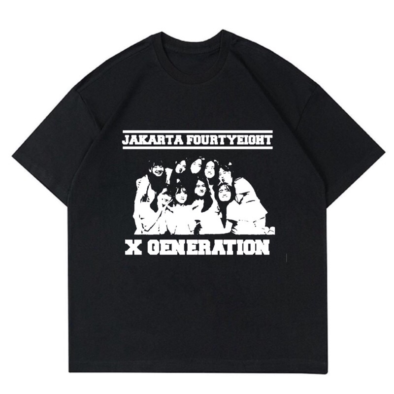 KAOS BAJU JKT48 - JAKARTA FOURTYEIGHT X GENERATION | T-SHIRT JKT 48 X GENERATION VINTAGE | BAJU JKT4