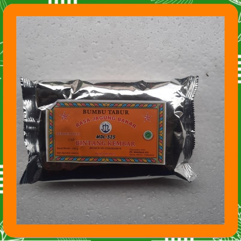 

MDL 525 BUMBU TABUR RASA JAGUNG BAKAR 250 GR BINTANG KEMBAR Best Seller