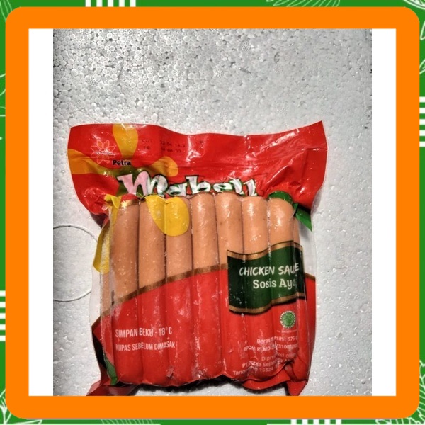 

MABELL SOSIS AYAM 375 GR, ISI 15 PCS SOSIS SALAM Best Seller