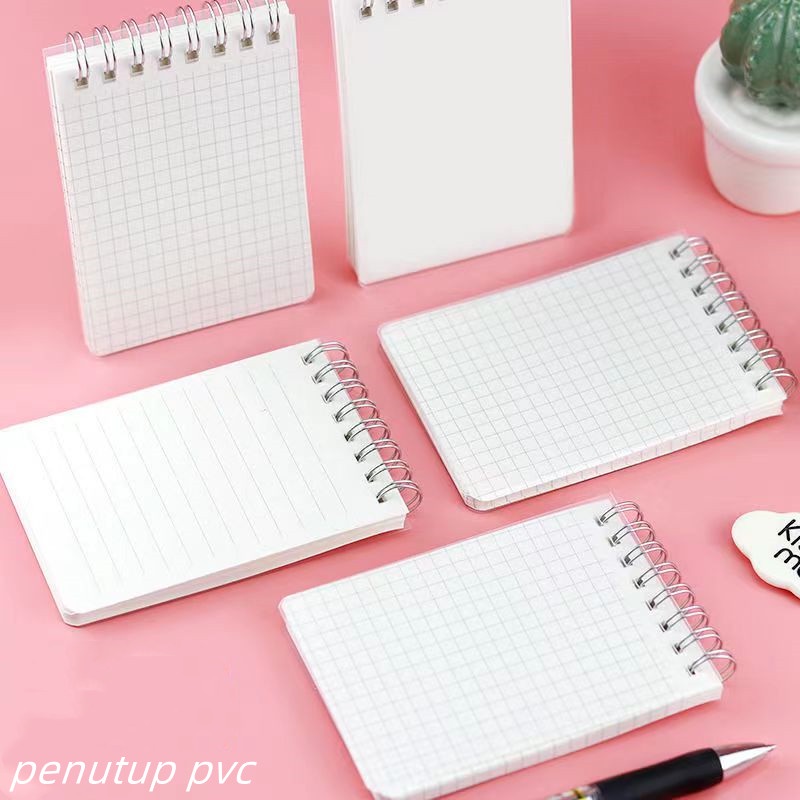 

Flip-Up Coil Book/Transparent PP Matte Cover Portable Mini Portable Notebook