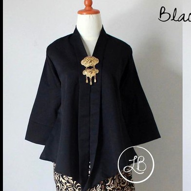 

New Style Atasan Kebaya Floy Kutu Baru Bandage black