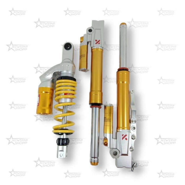 Shock Depan Tabung KTC SFF 05 + RCB VS 330mm Vario 150 125 Beat Scoopy - Kuning