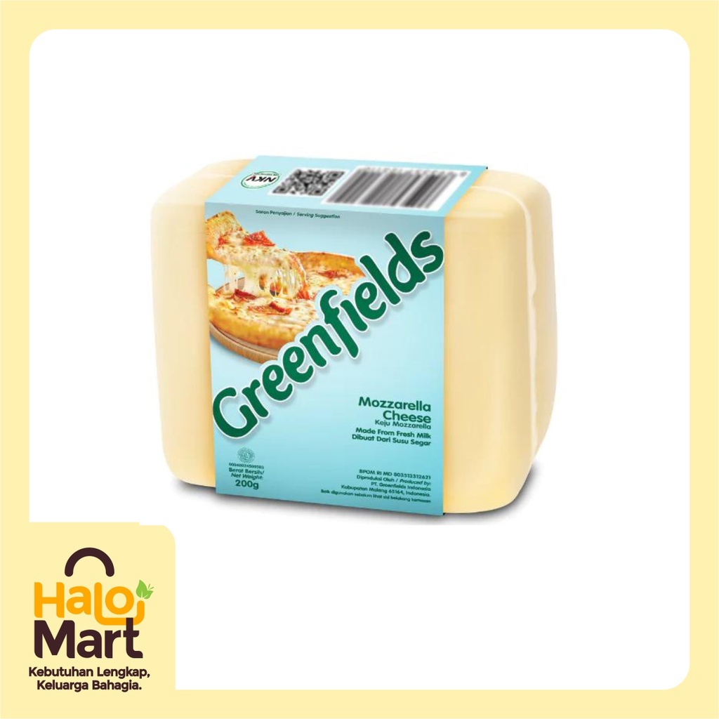 

MOZARELLA CHEESE GREENFIELDS 200GR