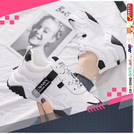 UKURAN SIZE 37 38 39 40 41 42 43 44 45 /Sepatu Wanita Sneakers Korea Wanwoo Sepatu Sneakers Wanita T