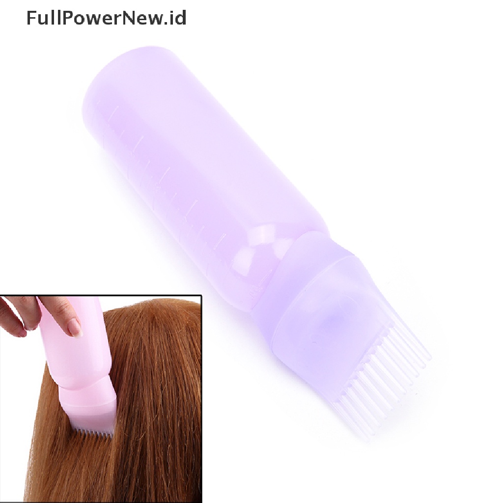 Power 120ML Botol Pewarna Rambut Aplikator Sisir Dispensing Pewarna Rambut Salon Mewarnai ID