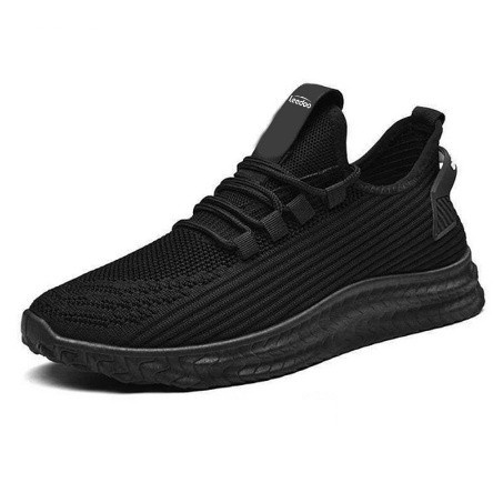 Leedoo Sepatu Pria Sepatu Olahraga Sepatu Sneakers Fashion Pria MR109 - Hitam, 40