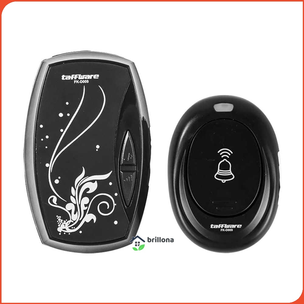 Taffware Bel Pintu Wireless Waterproof dengan EU Plug - FK-D009