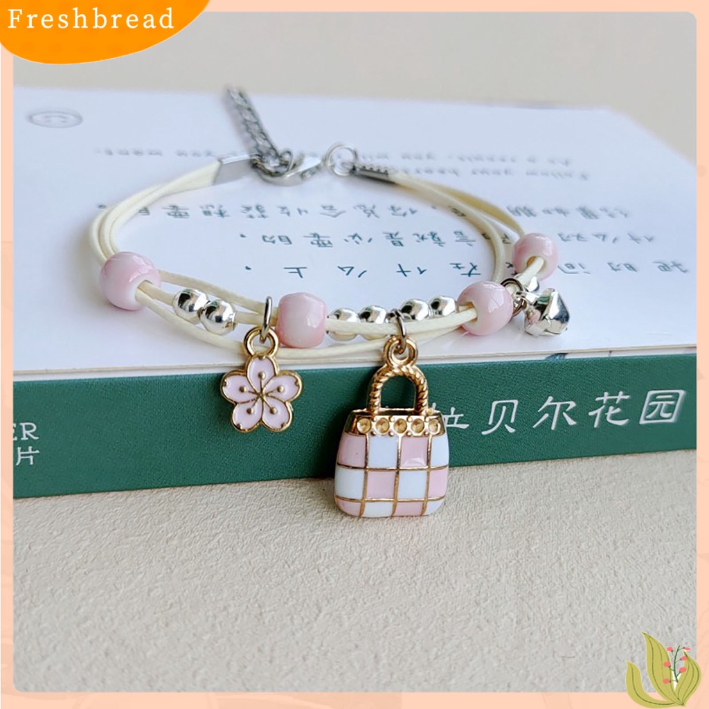 &lt; Freshbread &gt; Fashion Gelang Minimalis Indah Pengerjaan Halus Indah Menggemaskan Sehari-Hari Memakai Paduan Kartun Kelinci Kid Gelang Untuk Anak Perempuan