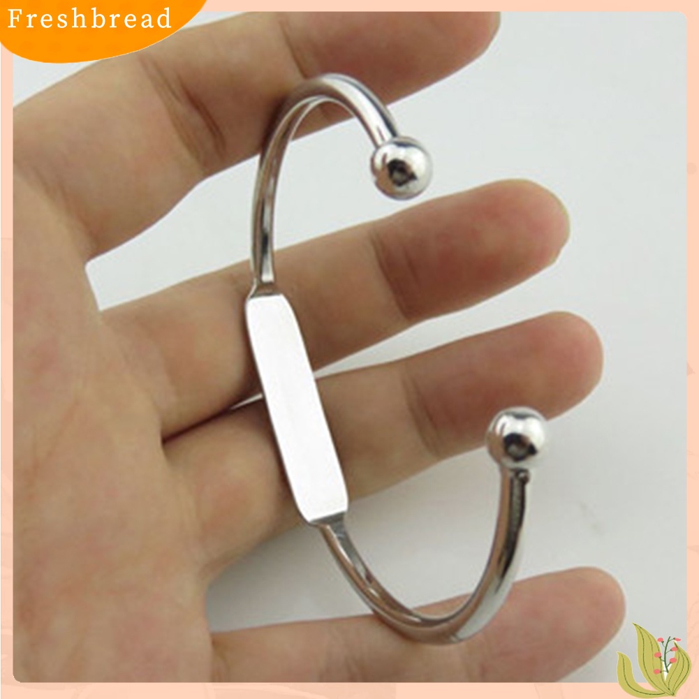 &lt; Freshbread &gt; Wanita Fashion Dipoles Pembukaan Adjustable Cuff Bangle Gelang Perhiasan Hadiah