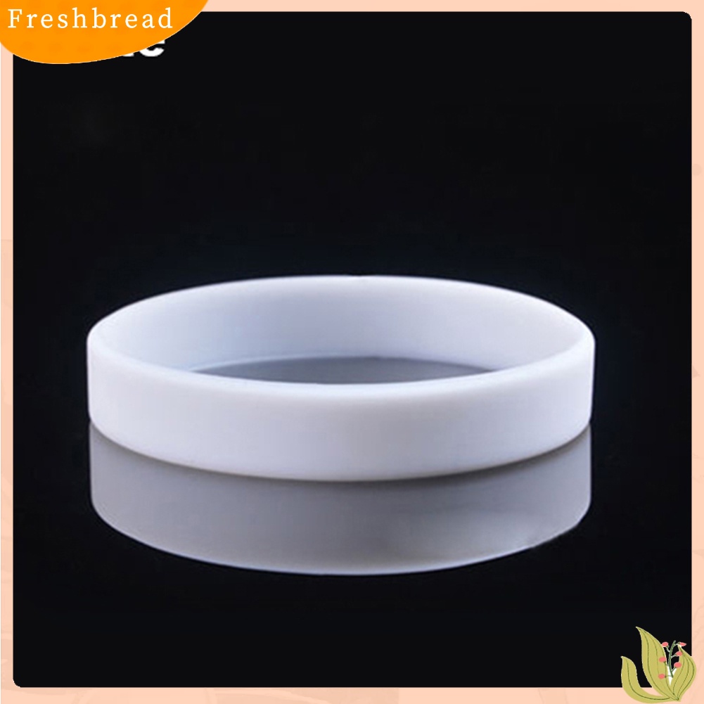 &lt; Freshbread &gt; 2Pcs Fashion Silicone Wristbands Wrist Band Gelang Desain Olahraga Warna Solid