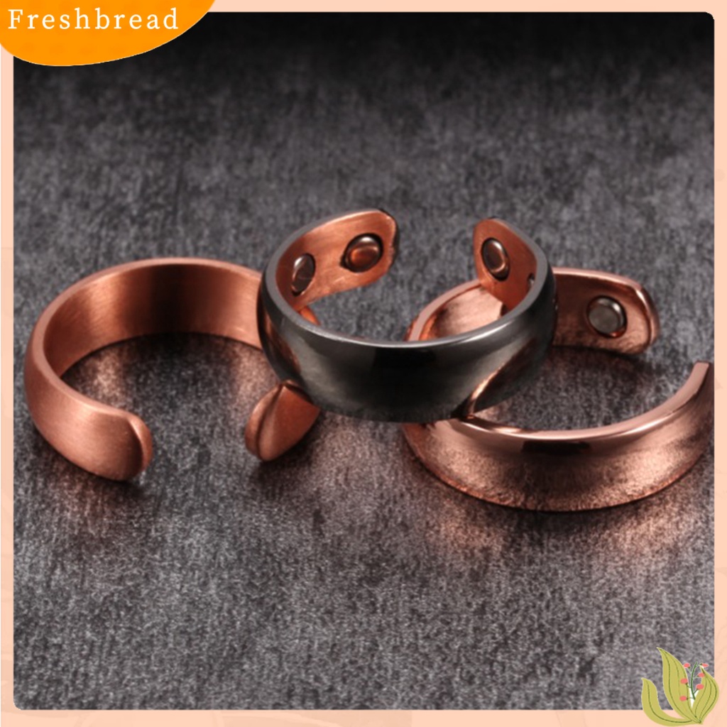 &lt; Freshbread &gt; Pria Cincin Pembukaan ic Perhiasan Electroplating Geometris Jari Cincin Hadiah Ulang Tahun