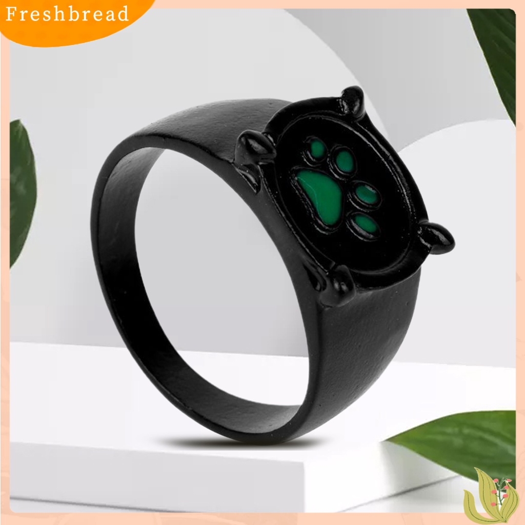 &lt; Freshbread &gt; Cincin Unisex Cosplay Anime Cats Dog Anime Paw Ring Aksesori Fashion Untuk Hadiah