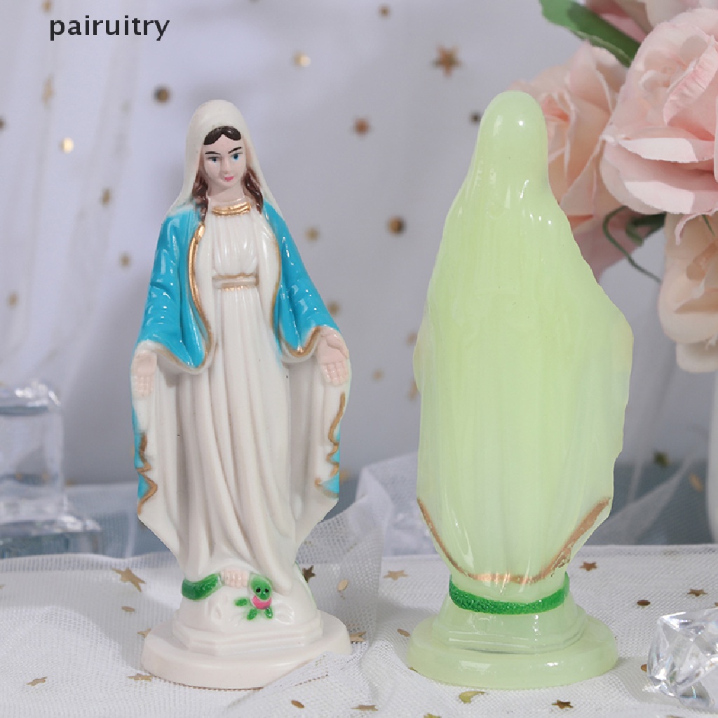 Patung Maria Katolik Madonna Handmade Virgin Mary Statue Yesus Dekorasi Rumah Kado PRT