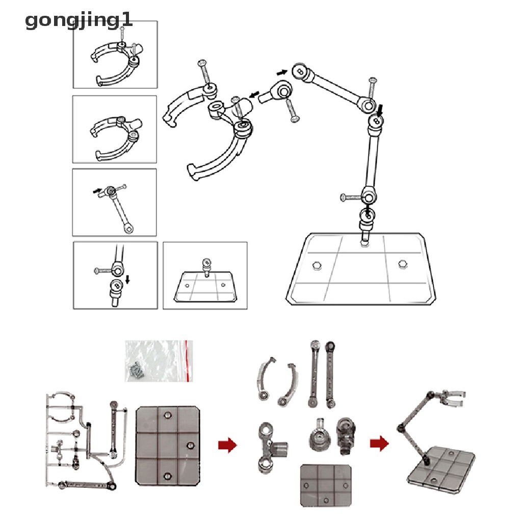 Ggg High Quality Action Base Cocok Display Berdiri1 /144 HG/RG Gundam Figure Mainan ID