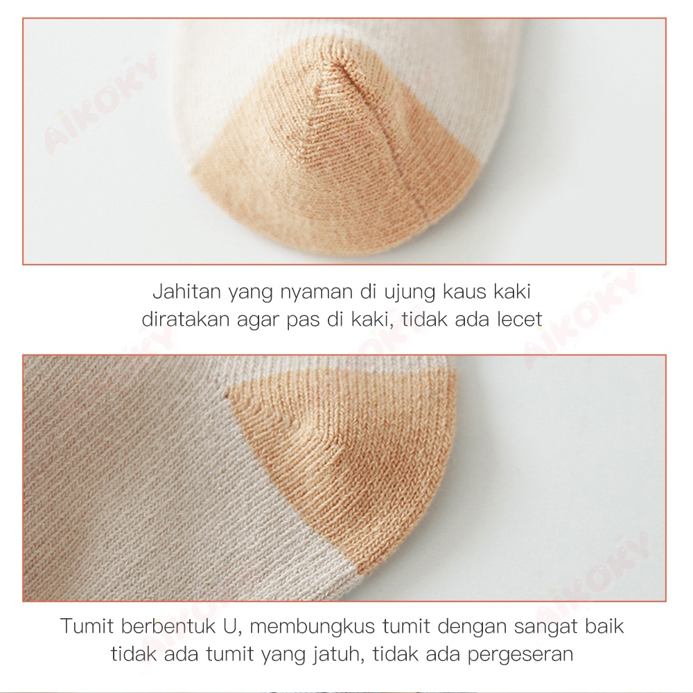 Aikoky Kaos Kaki Bayi Karakter 5 PCS/Set