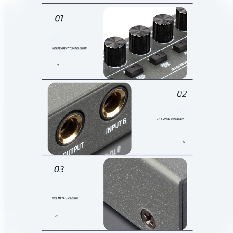 Zzz Mixer Untuk Instrumen Elektronik Komputer Mixer Suara Stereo Output