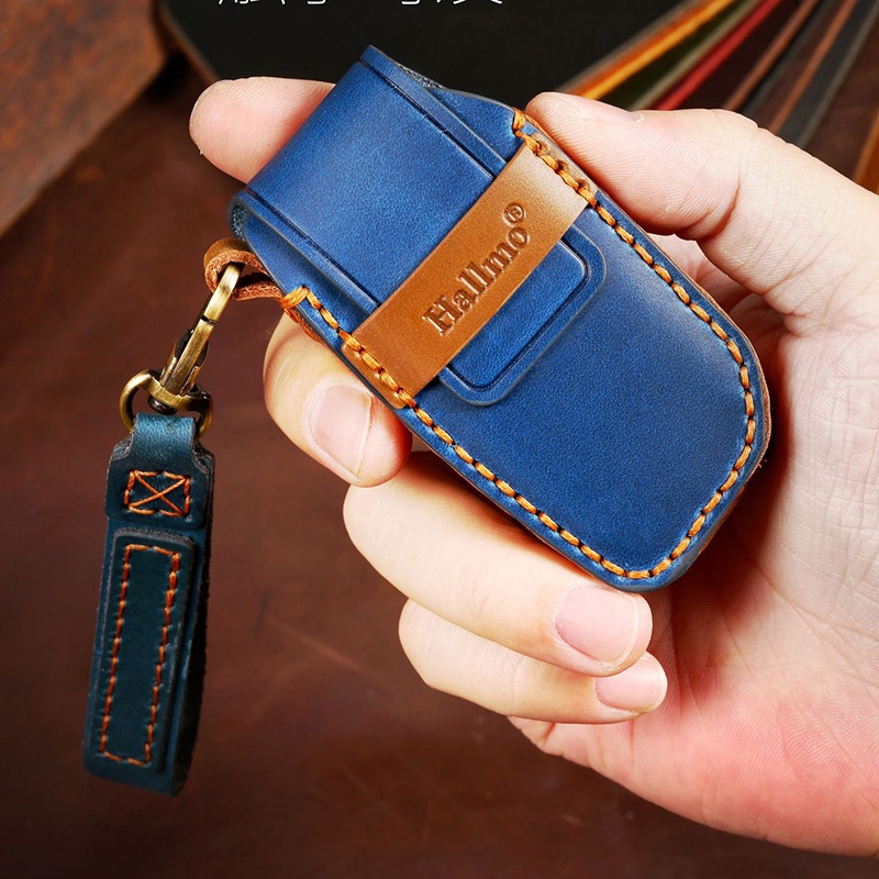 [Tersedia] Cover Case Kunci Mobil Kulit Sapi Untuk Bmw iX iX1 I20 I7 X7 7Series Kunci Tas Aksesoris Gantungan Kunci Gratis Ongkir