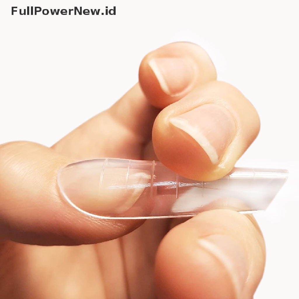 Power 120Pcs Sistem Ganda Bentuk Kuku Poly UV Gel Finger Extension Buatan Manicure ID