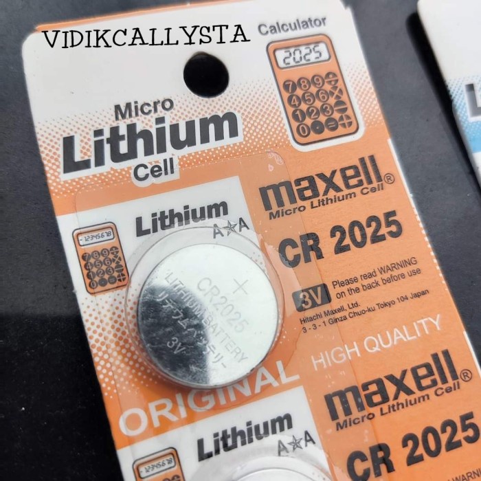 Baterai Lithium 3V CR 2016 CR 2025 CR 2032 CR2016 CR2025 CR2032 Baterai Kancing