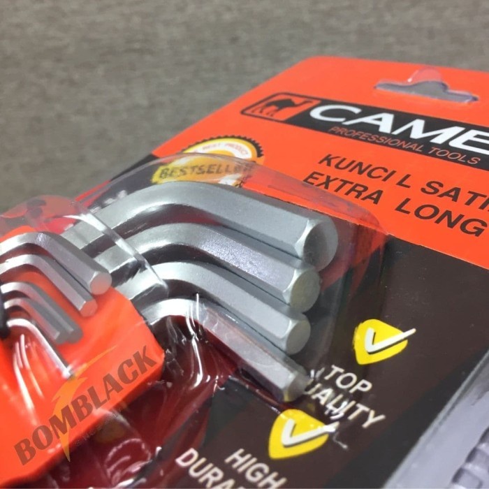 CAMEL Kunci L Bintang + Kunci L Panjang Hex Key Kombinasi Set 9 pcs TERMURAH