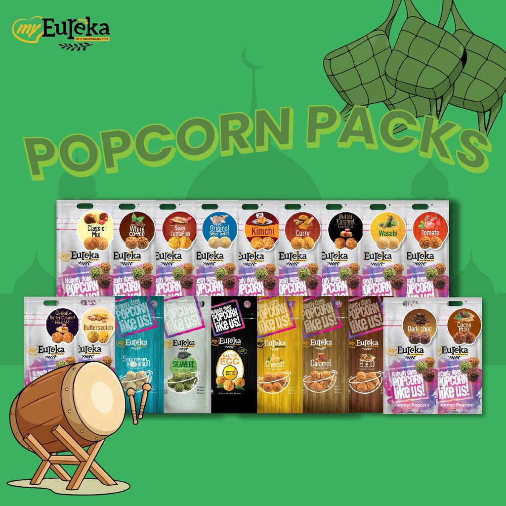 

[Ready-Stock] EUREKA POPCORN PACKS 140g