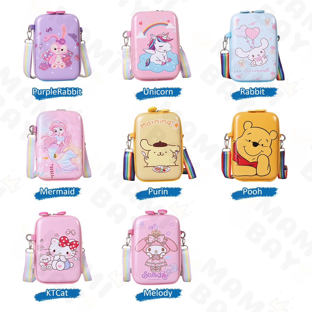 OKEYI Sling Bag Anak Lucu Hardcase Tas Slempang Anak