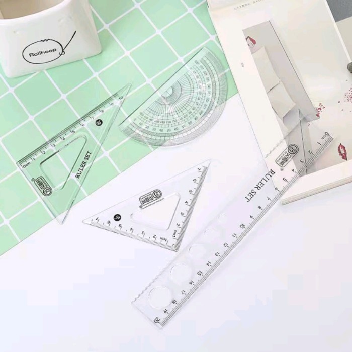 

Set Penggaris Plastik 4 in 1