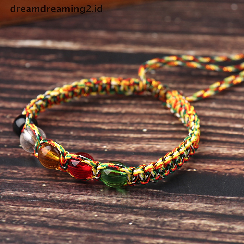 (hot) Adjustable Konsekrasi Feng Shui Lima Elemen Alam Gelang Keberuntungan Kekayaan//