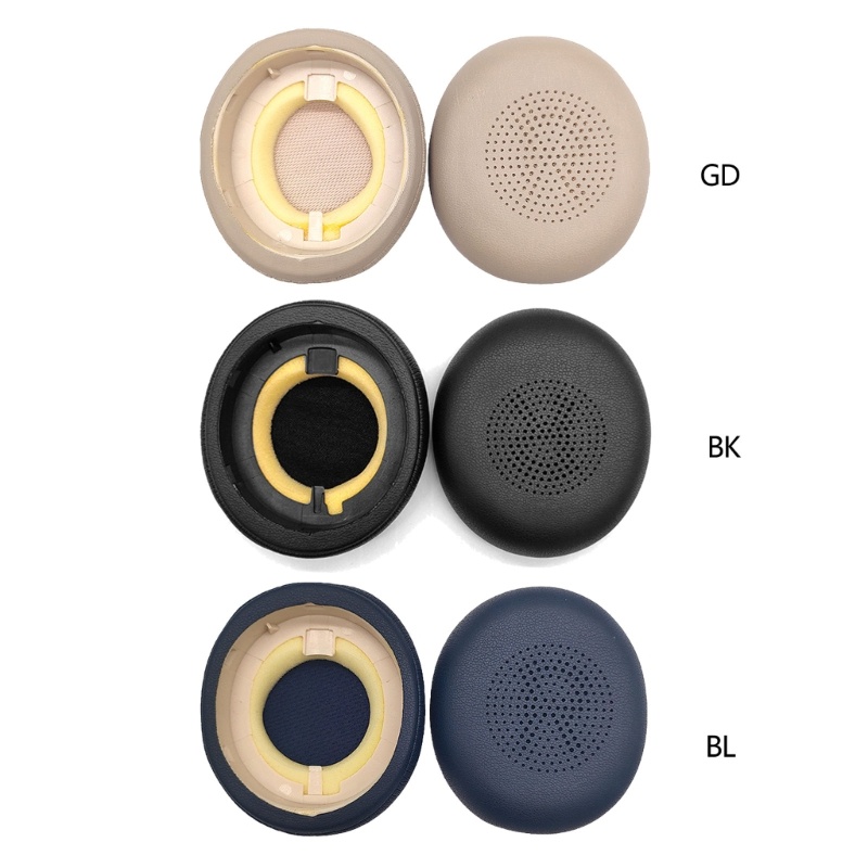 Gro Leather Earpads Bantalan Telinga Bantalan Spons Untuk Headset ELITE 45H Evolve2 65
