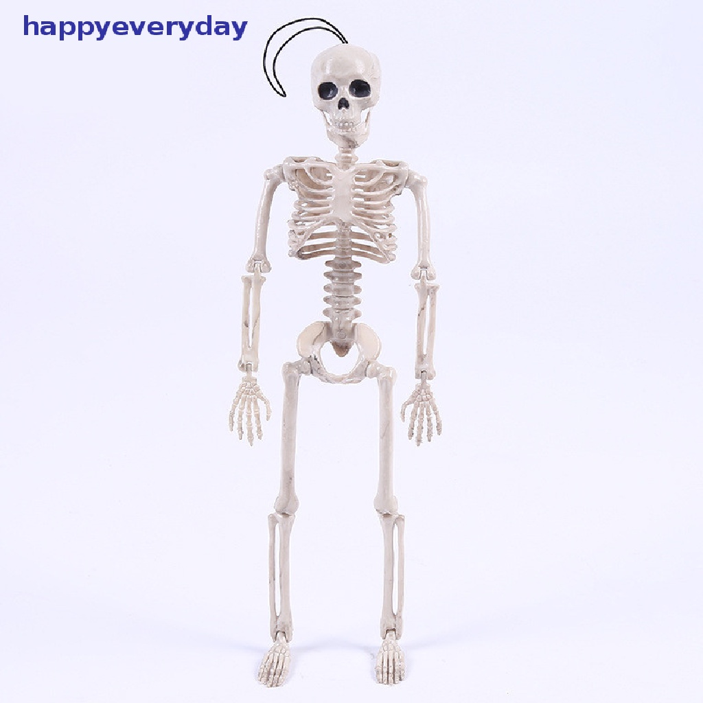 [happy] Posable Skeleton Halloween Decor Mengerikan Tulang Pria Merayap Dekorasi Pesta [ID]