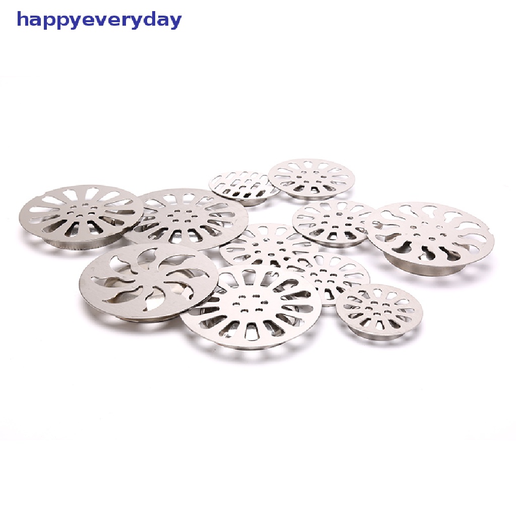 [happy] 1pc Stainless steel floor Drain cover overflow Bulat Anti Mampet shower Drain [ID]