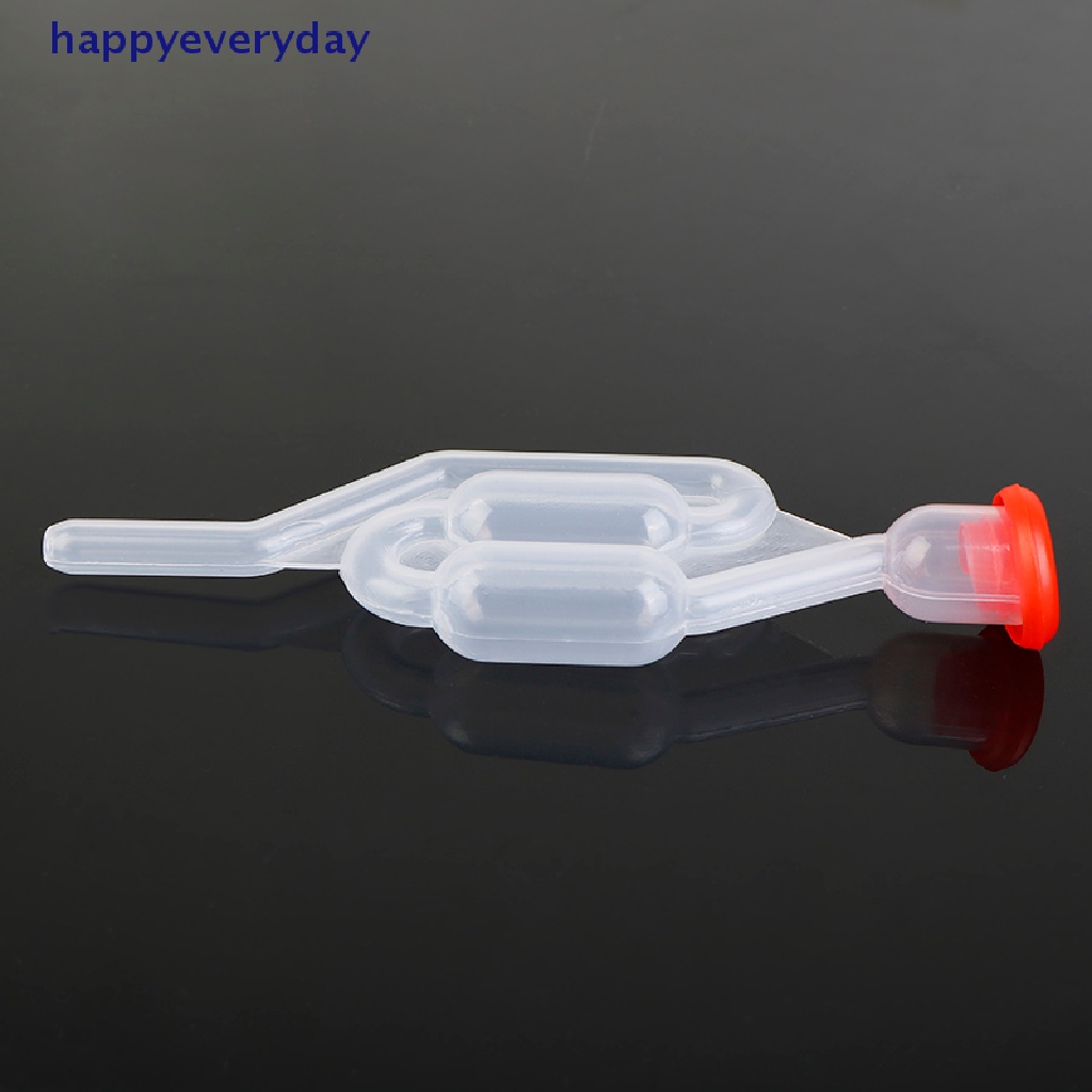 [happy] 5pcwater Seal Exhaust One way Home Brew Anggur Fermentasi Airlock Sealed Plastik [ID]