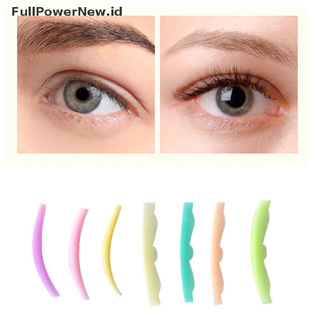 Power 8pasang Eyelash Perming Pad Silicone Eyelashes Perming Curler Reusable Lash Lift ID