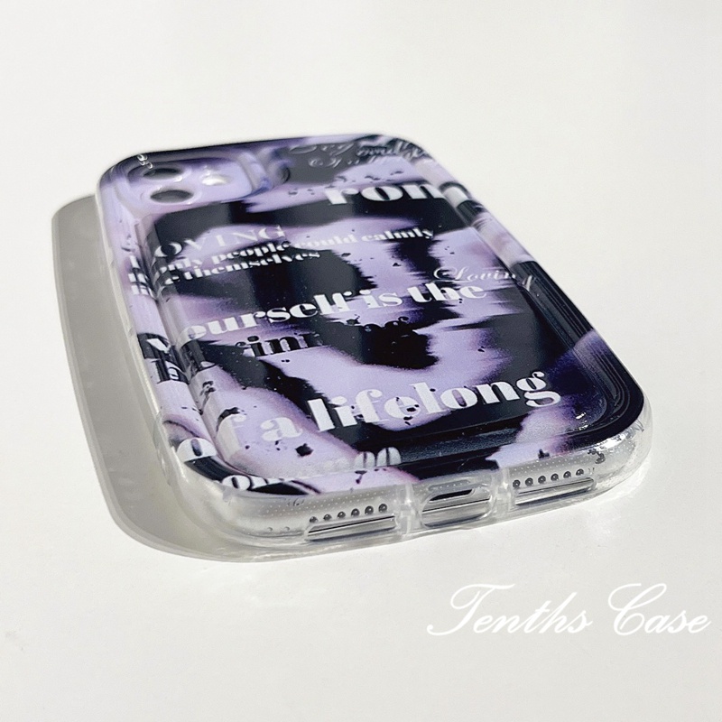 Samsung A14 A54 A34 A04 A04s A13 A23 A53 A03 A03s A02s A52 A72 A32 A22 A12 A71 A51 A50 A50s A30s A11Black Purple Stripe Phone Case Sarung Sabun